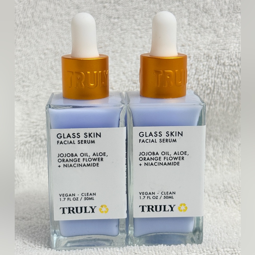 TRULY Glass Skin Facial Serum 1.7 fl oz (x2) - NEW